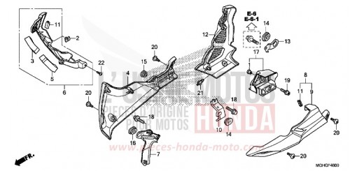 CAPOT INFERIEUR VFR1200XDG de 2016